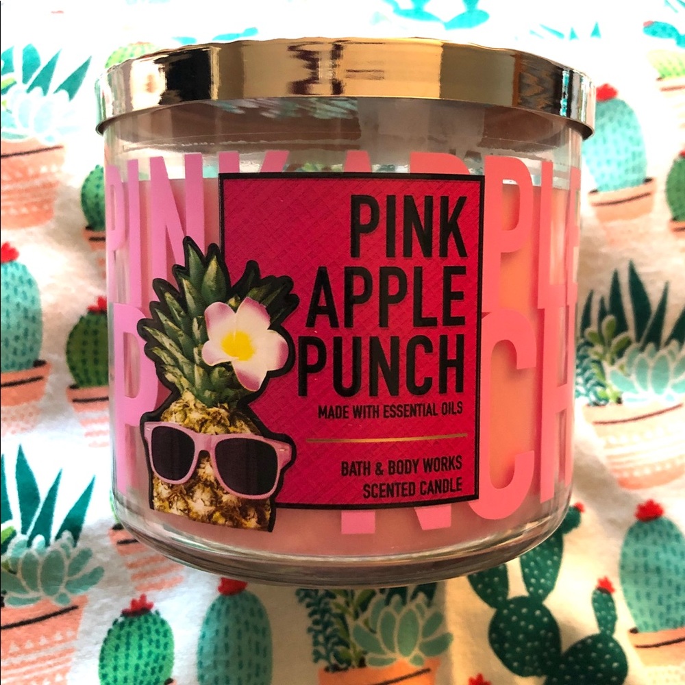 Bath and Body Works Candle Pink Apple Punch